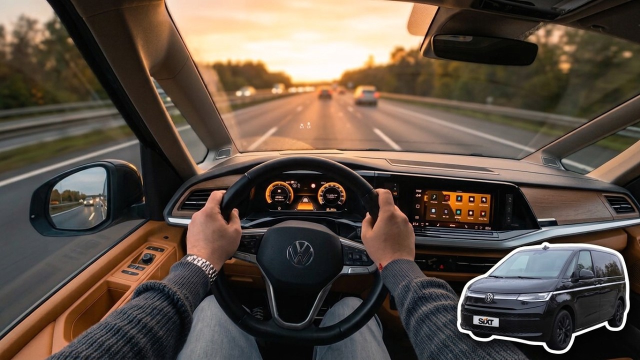 2025 Volkswagen Multivan POV Driving Test | 2.0 TDI Diesel 150 HP | 4K HDR