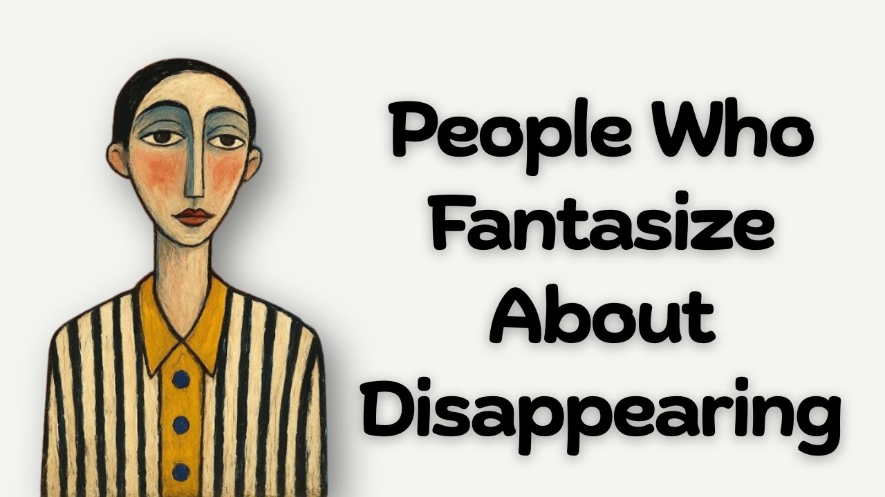 The Psychology of People Who Fantasize About Disappearing