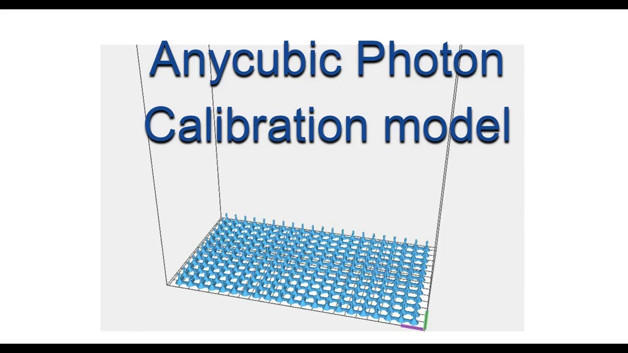 Anycubic photon Calibration model | Grasshopper and Rhino 3D