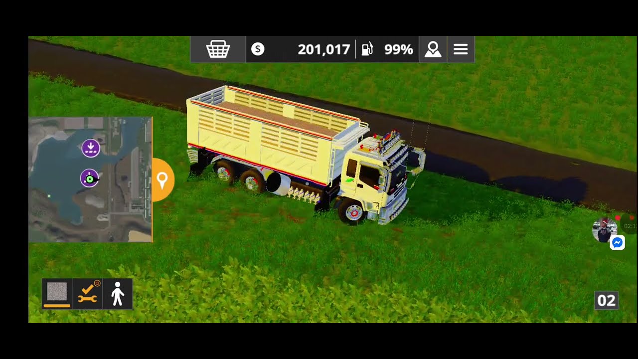 เปลี่ยนมาขับแม็คโครหน่อย#farmingsimulator20