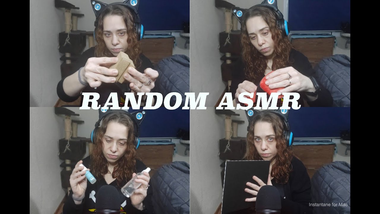 Random ASMR | NO TALKING | scratching, water sound...