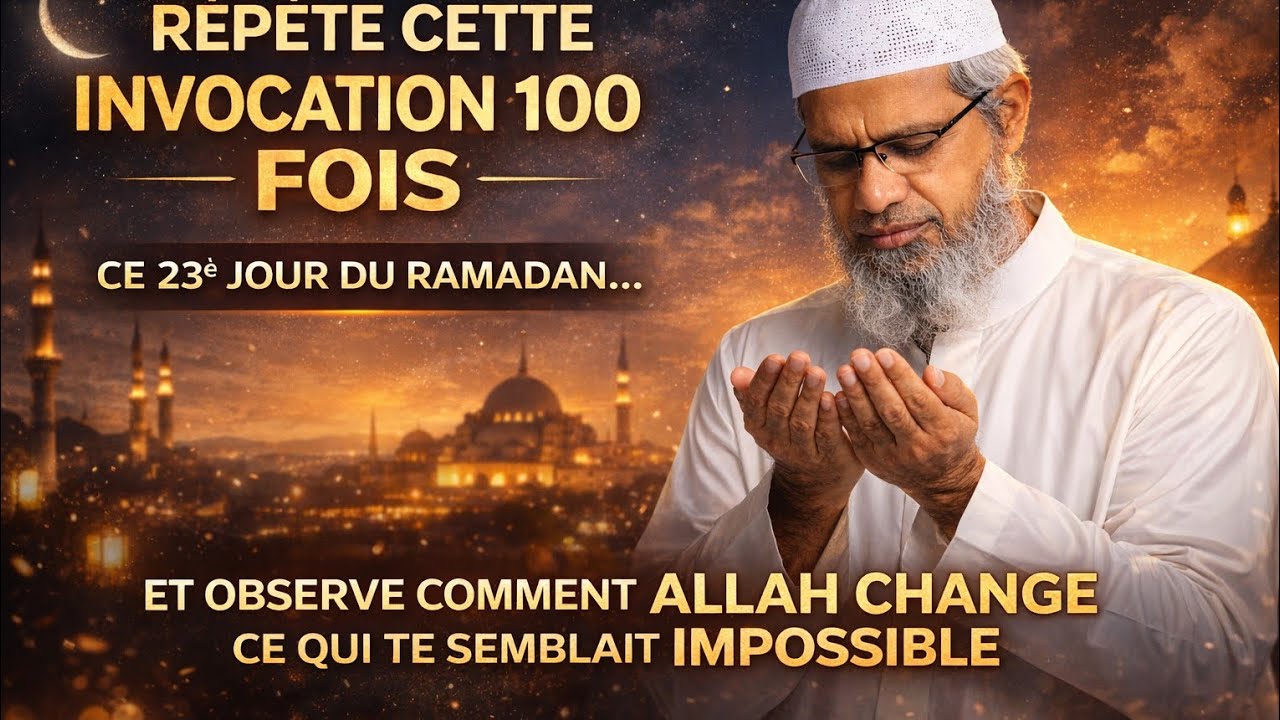 Ce Jeudi du 23è jour du Ramadan : L’Invocation Qui Efface Les Péchés et Change le Destin