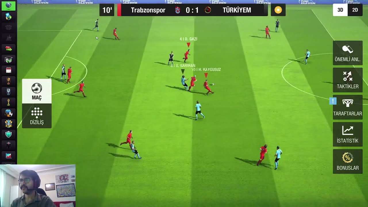 Top Eleven Şampiyonlar Ligi Finali Güçlü Rakibe Karşı Mücadele (Kaptan Kaygusuz Affetmez)