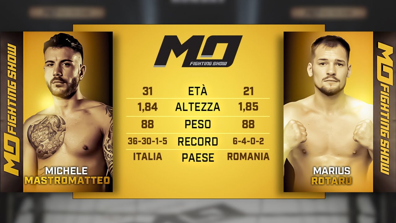MO Fighting Show - Michele Mastromatteo vs Marius Rotaru