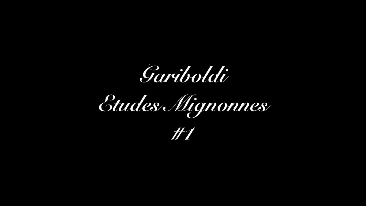 Gariboldi Etudes Mignonnes #1
