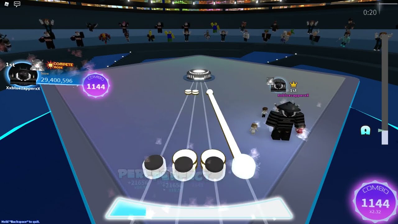 Roblox RoBeats - Rainshower (Hard) 1 Miss Sightread