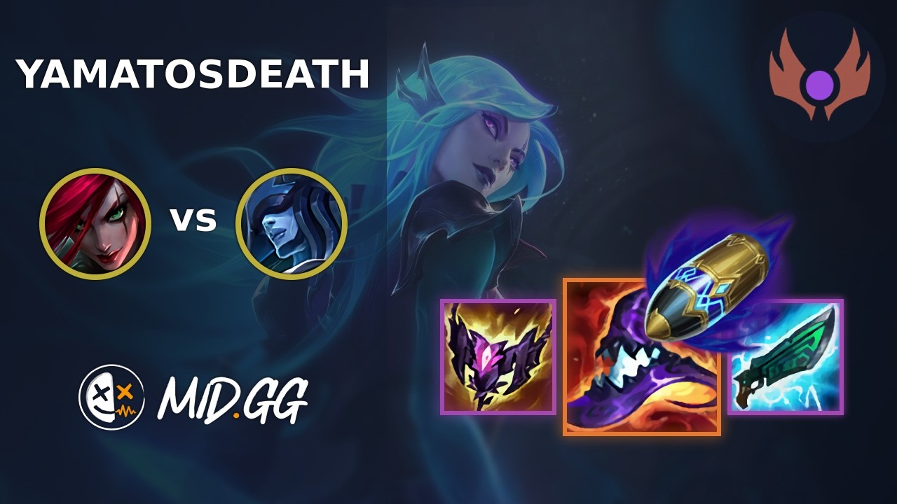 MID.GG: [yamatosdeath] Катарина MID против Лиссандры | EUW MASTER | LOL Сезон 2026