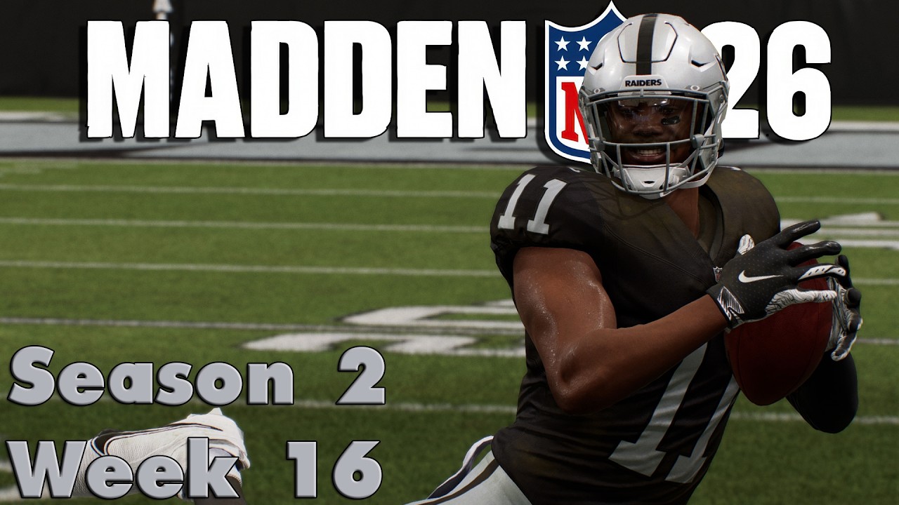 Secondary Surprises | Madden 26 | Raiders Franchise | Season 2 Week 16: VS Patriots