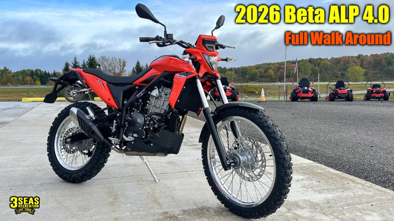 FULL WALK AROUND - 2026 Beta Alp 4.0 Motorcycle (Actual Production Model) #3SRTV #Beta