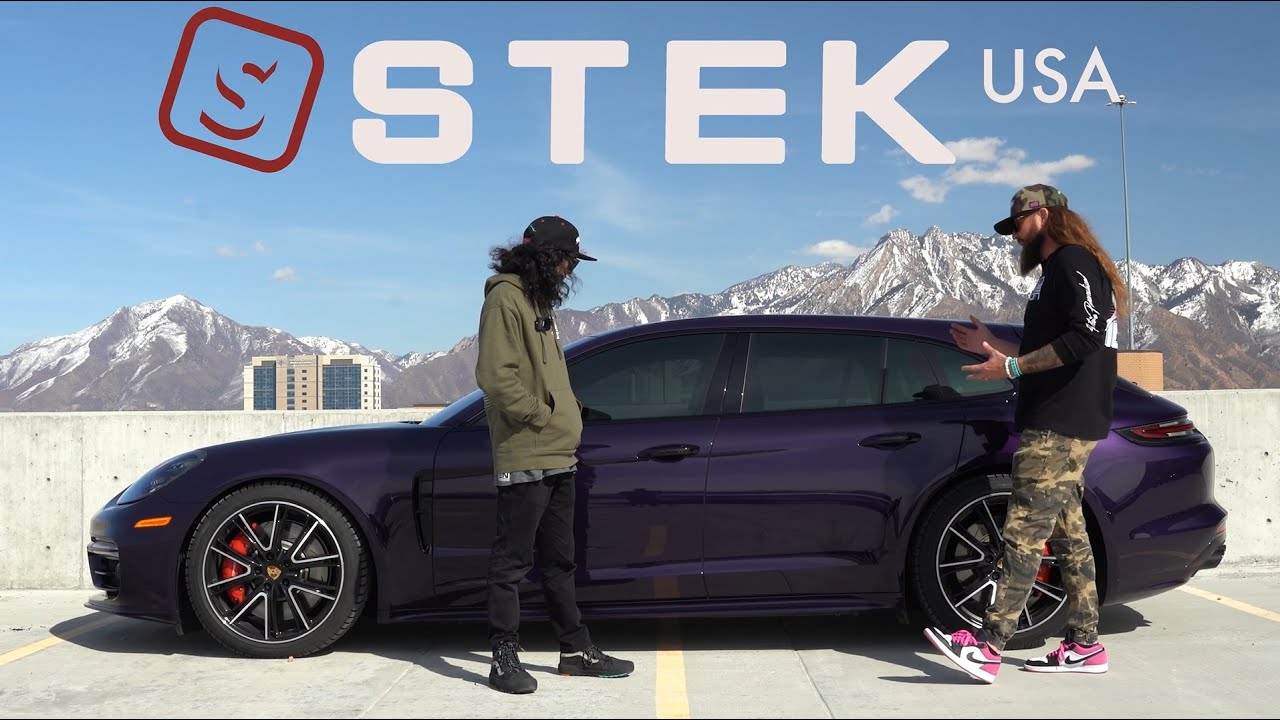 STEK DYNOpurple on a Porsche Panamera
