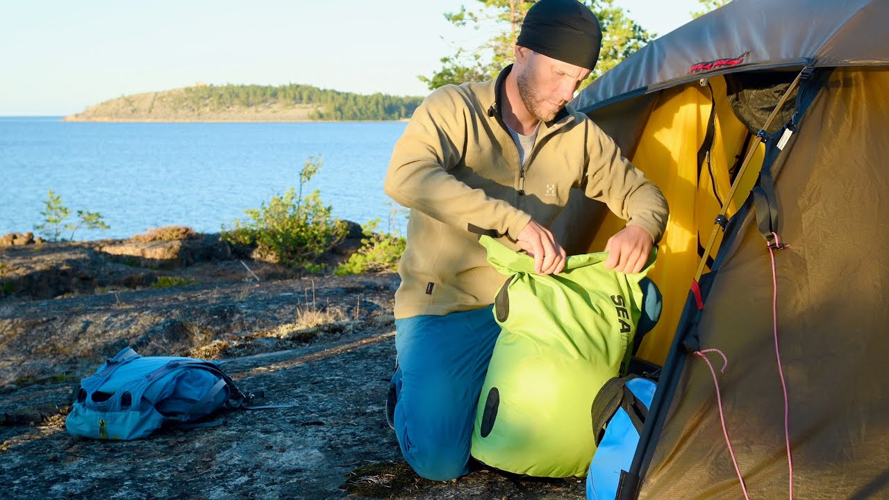 Morning Coffee on the Rocky Beach - Kayaking and Camping Overnight