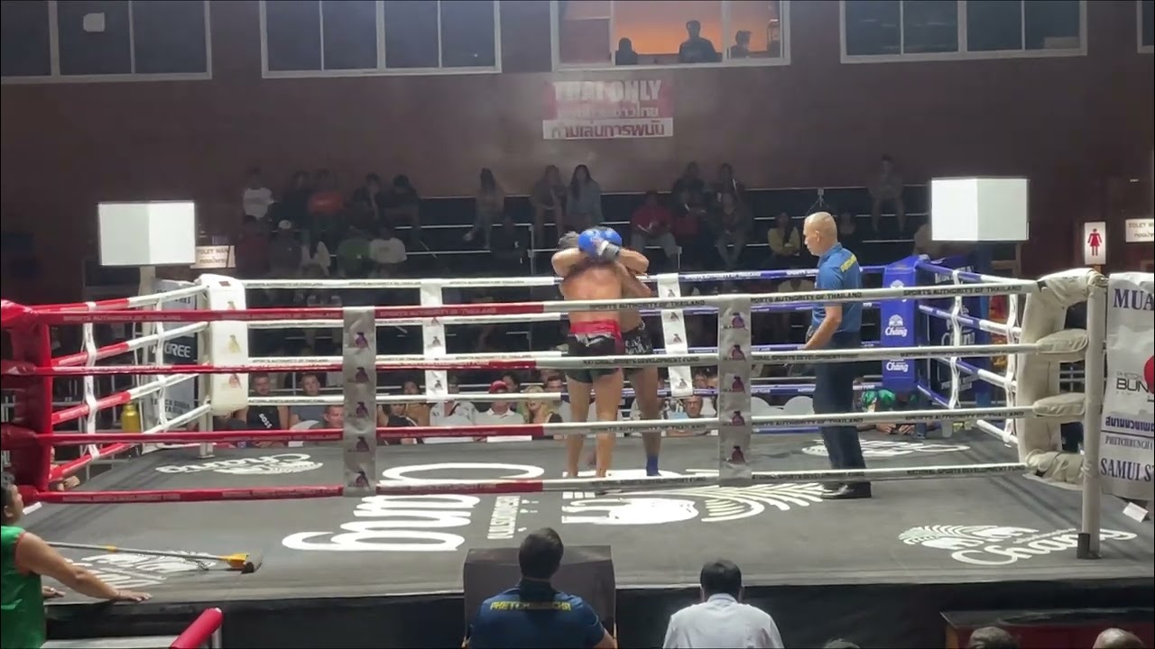 Fight night at Phetchbuncha Samui Jojo M19 Muay Thai Vs Phetgnung