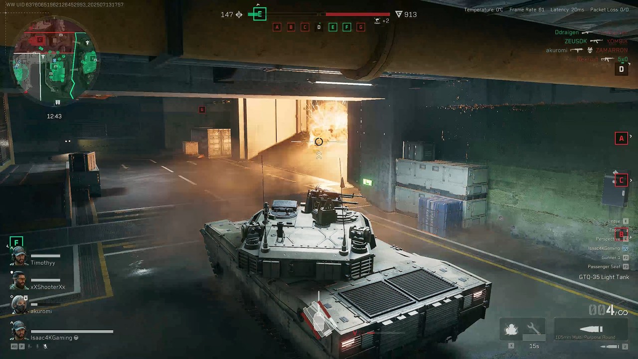 Delta Force: TANK gameplay on NEW MAP Cyclone (No Commentary)
