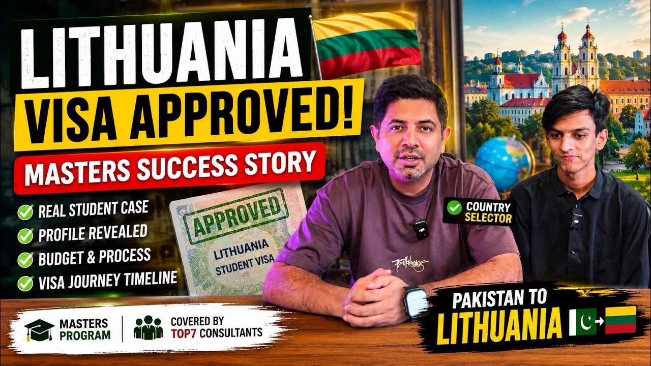 Lithuania Student VISA Success Story 🇱🇹 | Pakistani Student Got Masters VISA | Full Profile & Budget