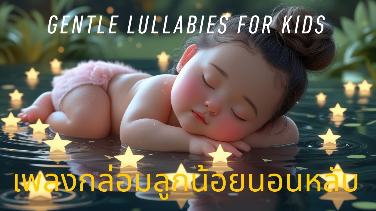 💕🌙&rdquo;CuddleBaby Sleep Music | เพลงกล่อมลูกน้อยนอนหลับ | Gentle Lullabies for Kids |#baby #song