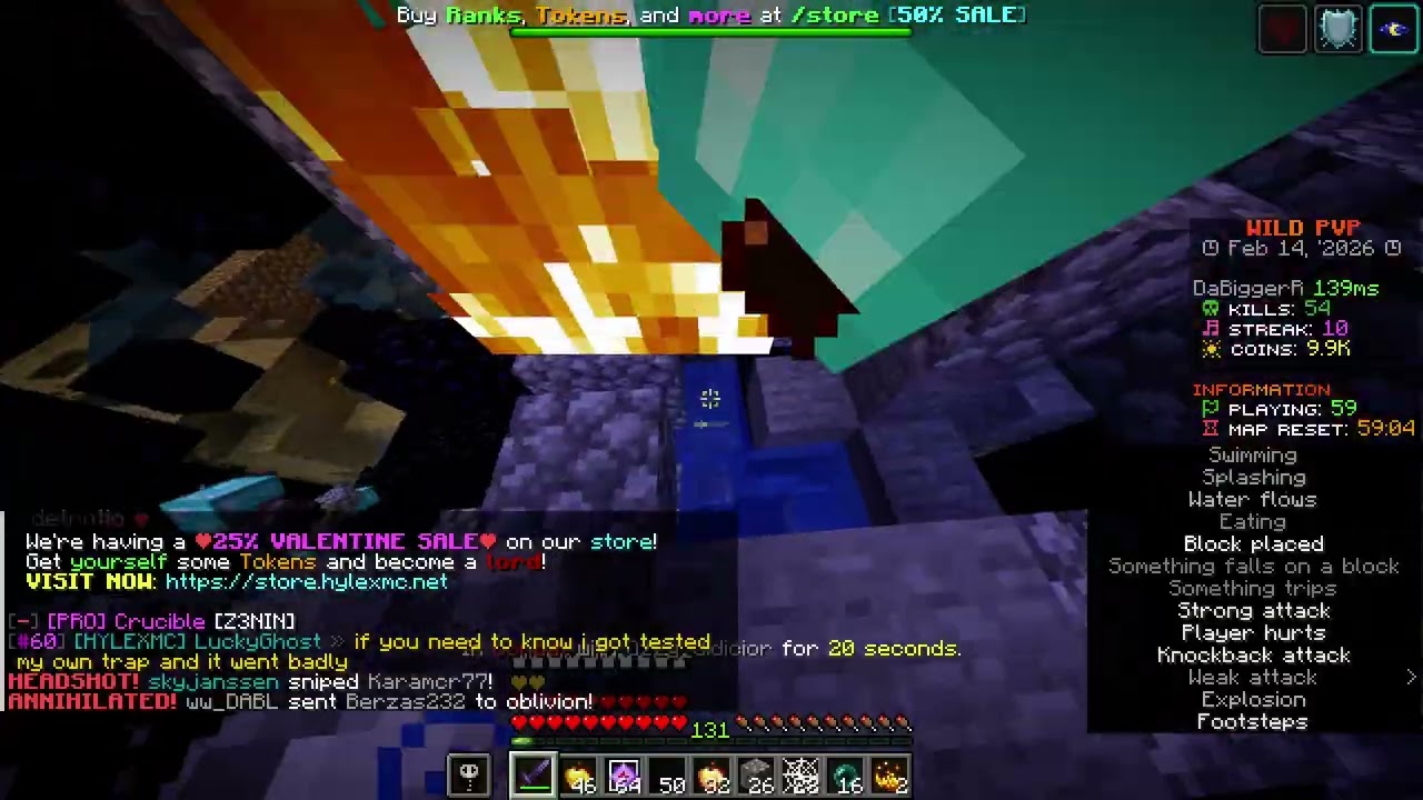 HylexMC wild pvp clip