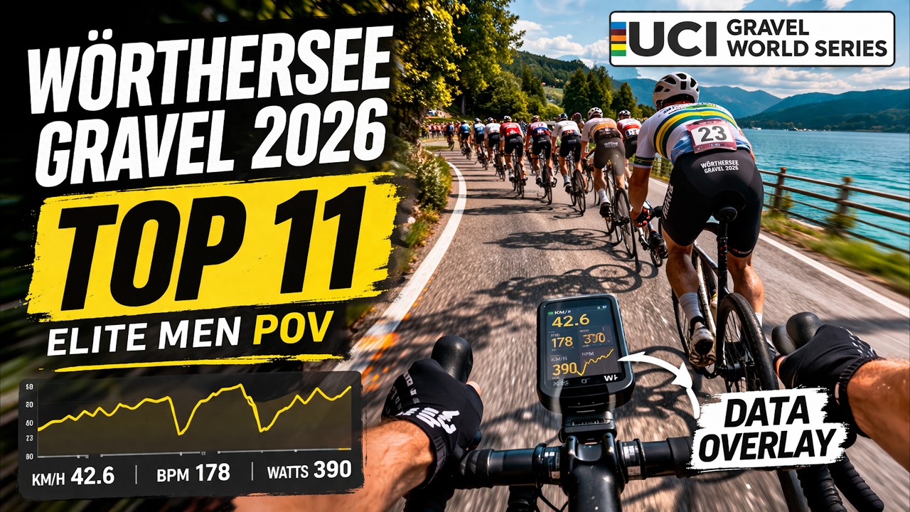 W&ouml;rthersee Gravel 2026 | UCI Gravel World Series | Elite Men RACE POV | Hannes Riegger TOP 11