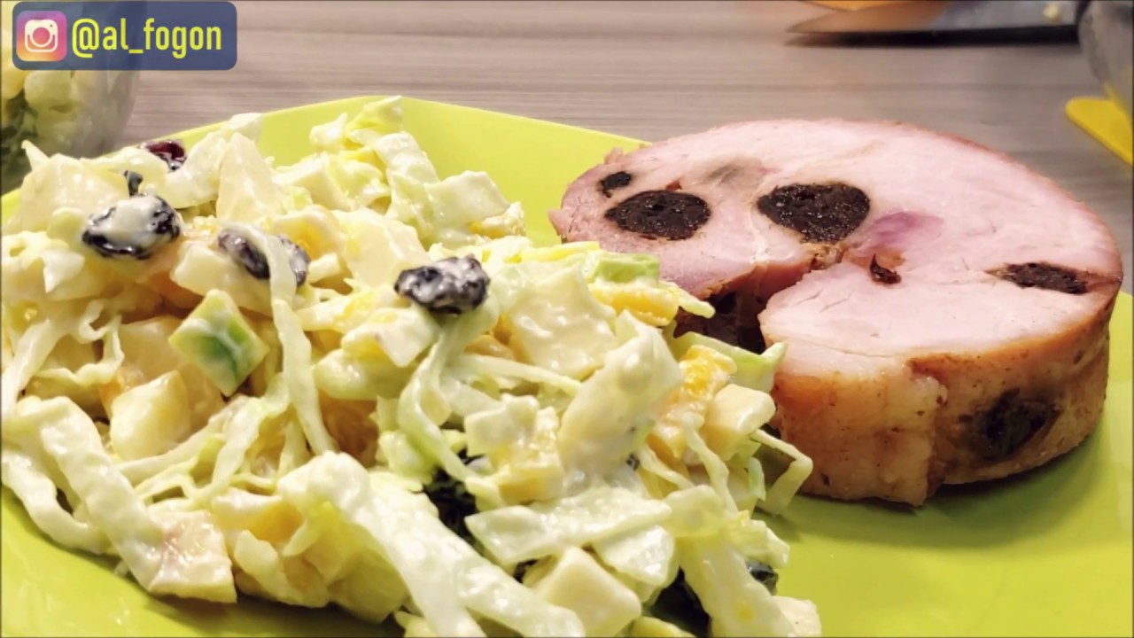 RECETA DE ENSALADA AGRIDULCE 🍏  I ENSALADA  HAWIANA 🍍  I ENSALADA CON PIÑA🍗🍍