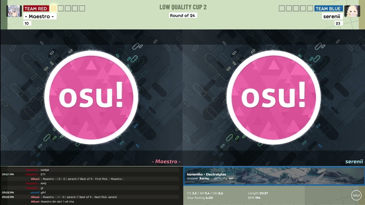 LQC2: Round of 24 - Winner Bracket || [#10] - Maestro - vs. serenii [#23]