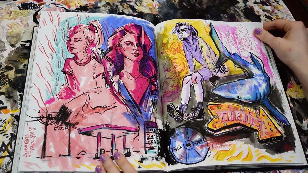sketchbook tour | aug17-feb18