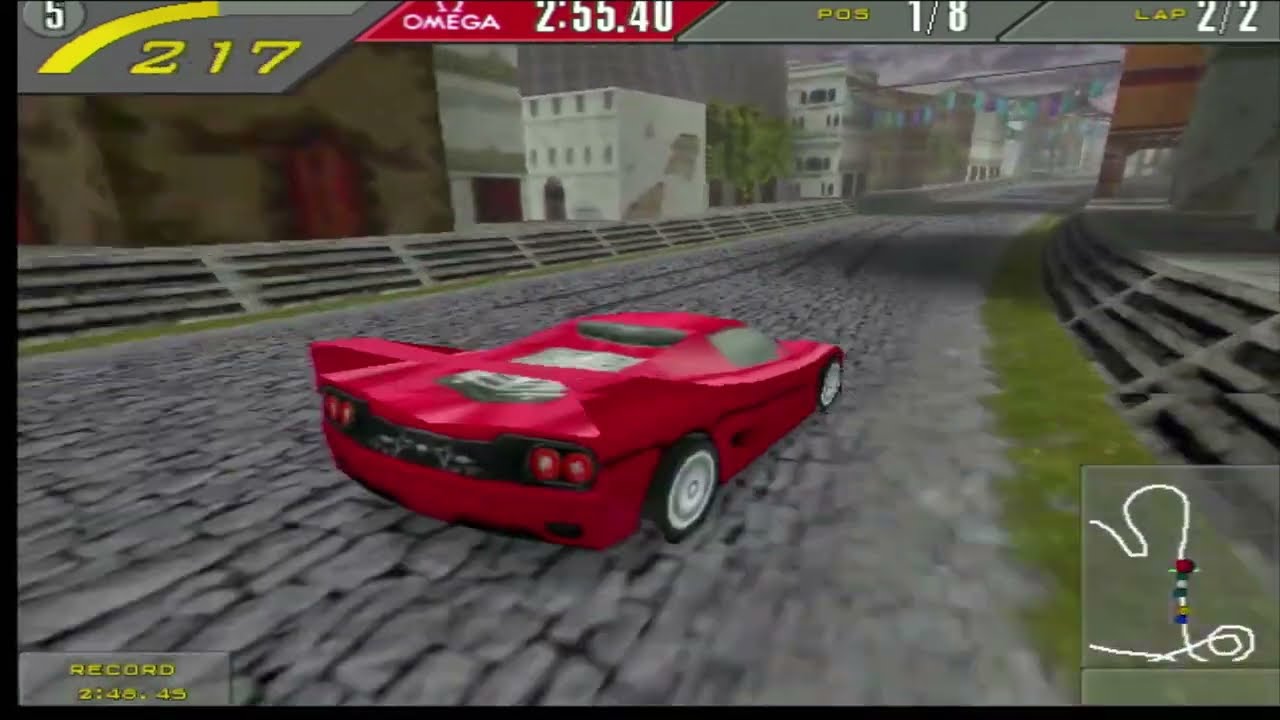 Playing Need for Speed II SE on 3dfx Voodoo 2 SLI