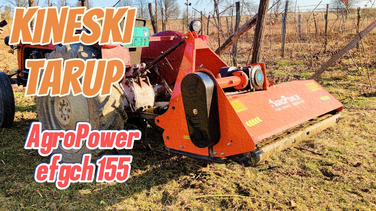 KINESKI TARUP,MALČER.Test,mini recenzija kineskog tarupa AgroPower efgch 155 ,sa IMT 533.Tarupiranje