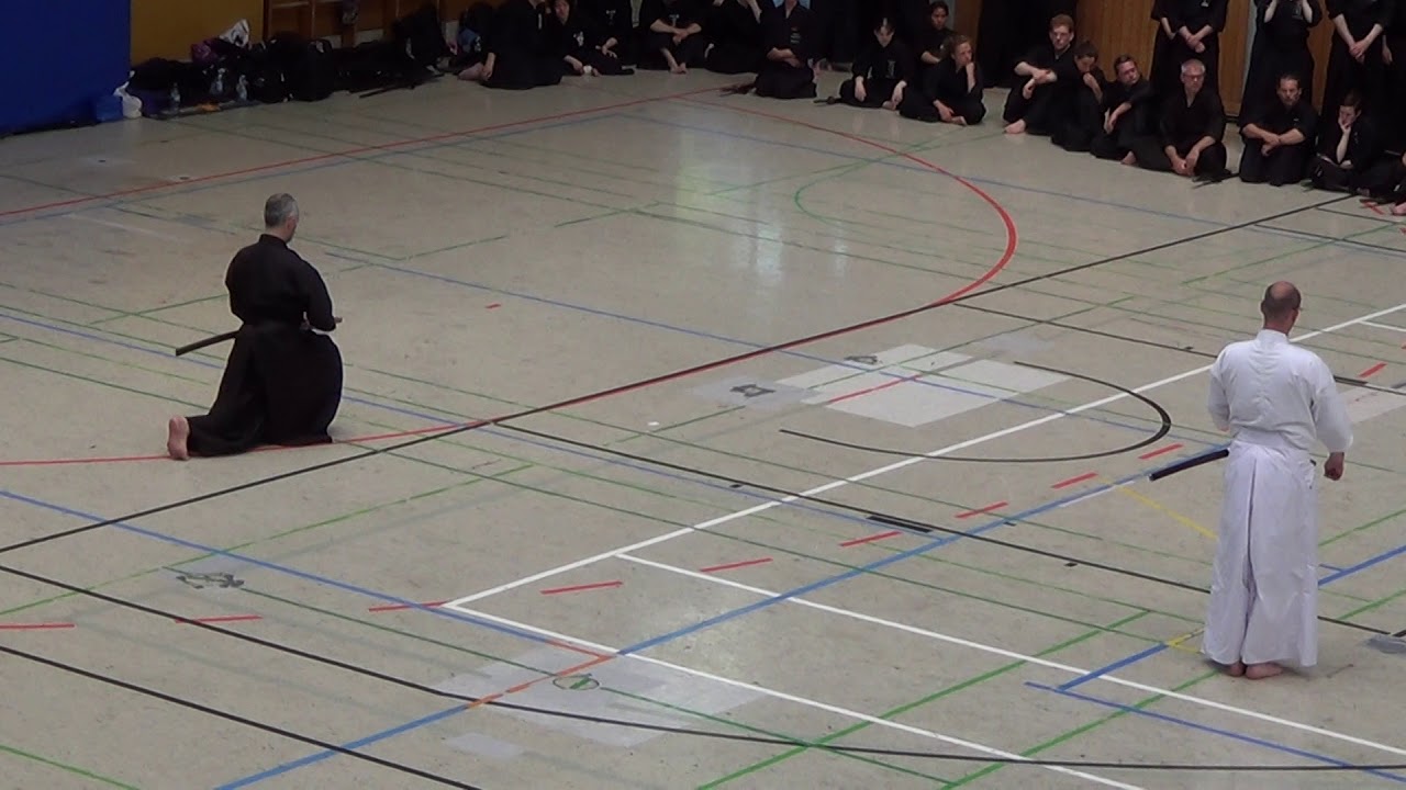 Villingen Iaido Enbu 6th dans 2014 Andy Watson Peter Roeder