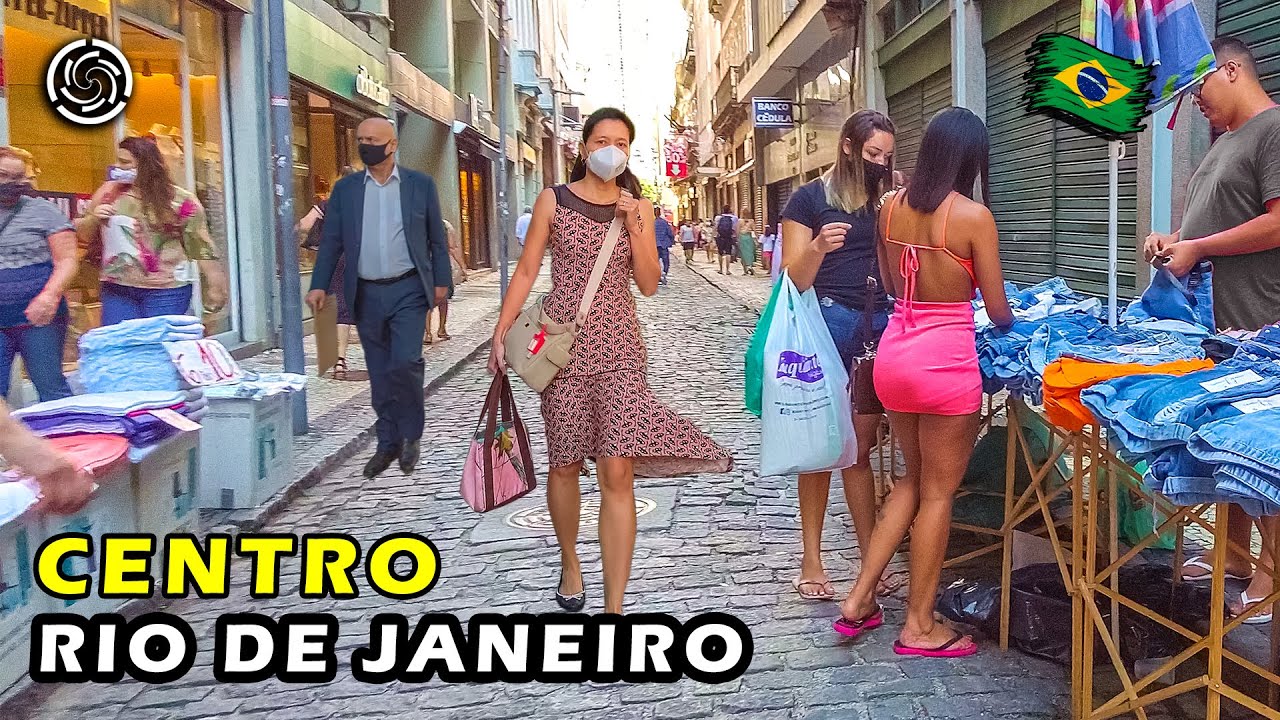 Рио-де-Жанейро Центр города 🇧🇷 | Бразилия | 【4K】 2021 г.