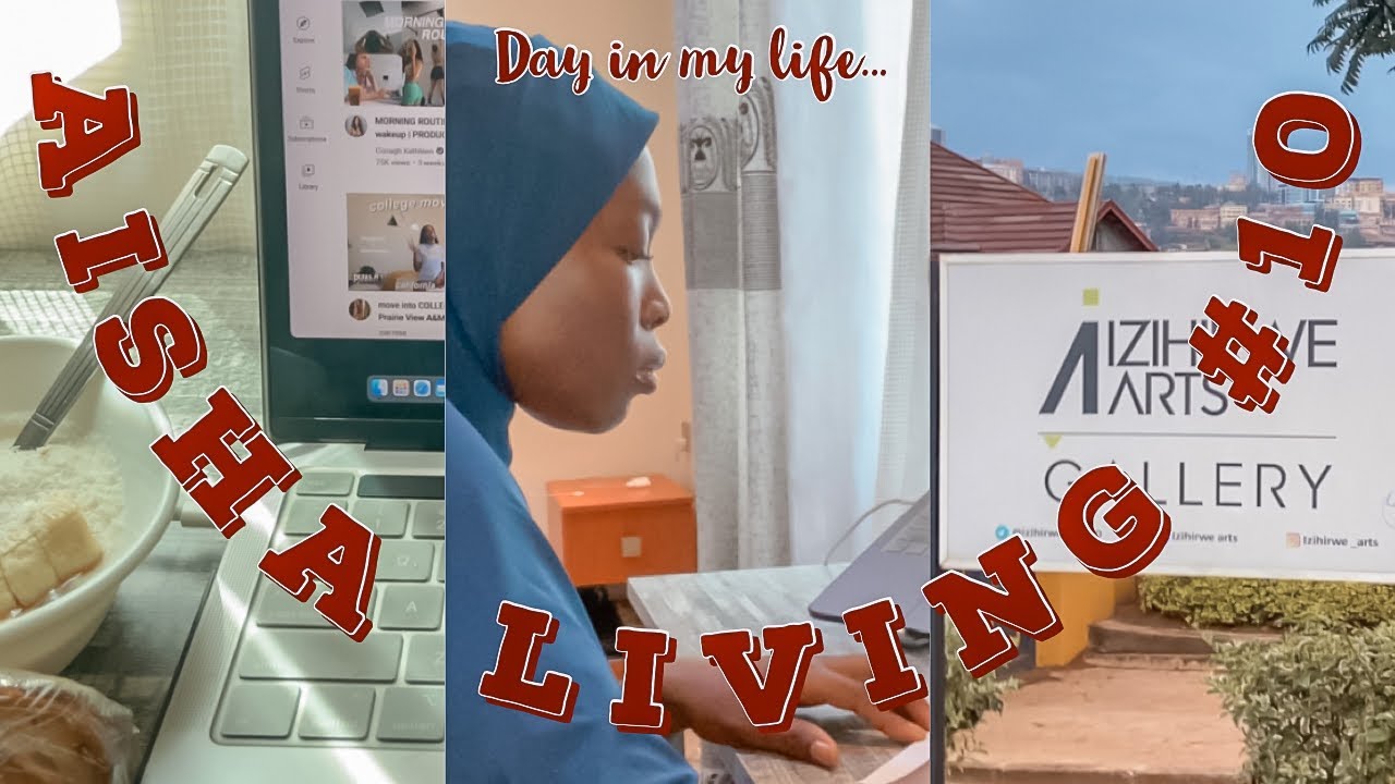Aisha Living | A Day in My Life in Kigali | Morning Routine, Study & UX Design | Productivity Vlog