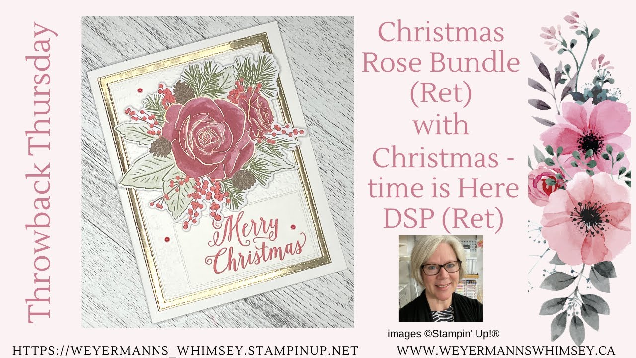 Christmas Rose Bundle (Ret) card ideas