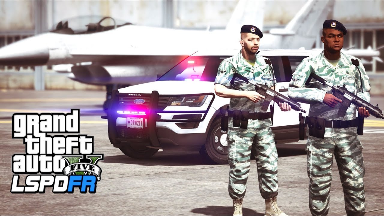 GTA 5 - LSPDFR Ep416 - Military Installation Attacks Police!!