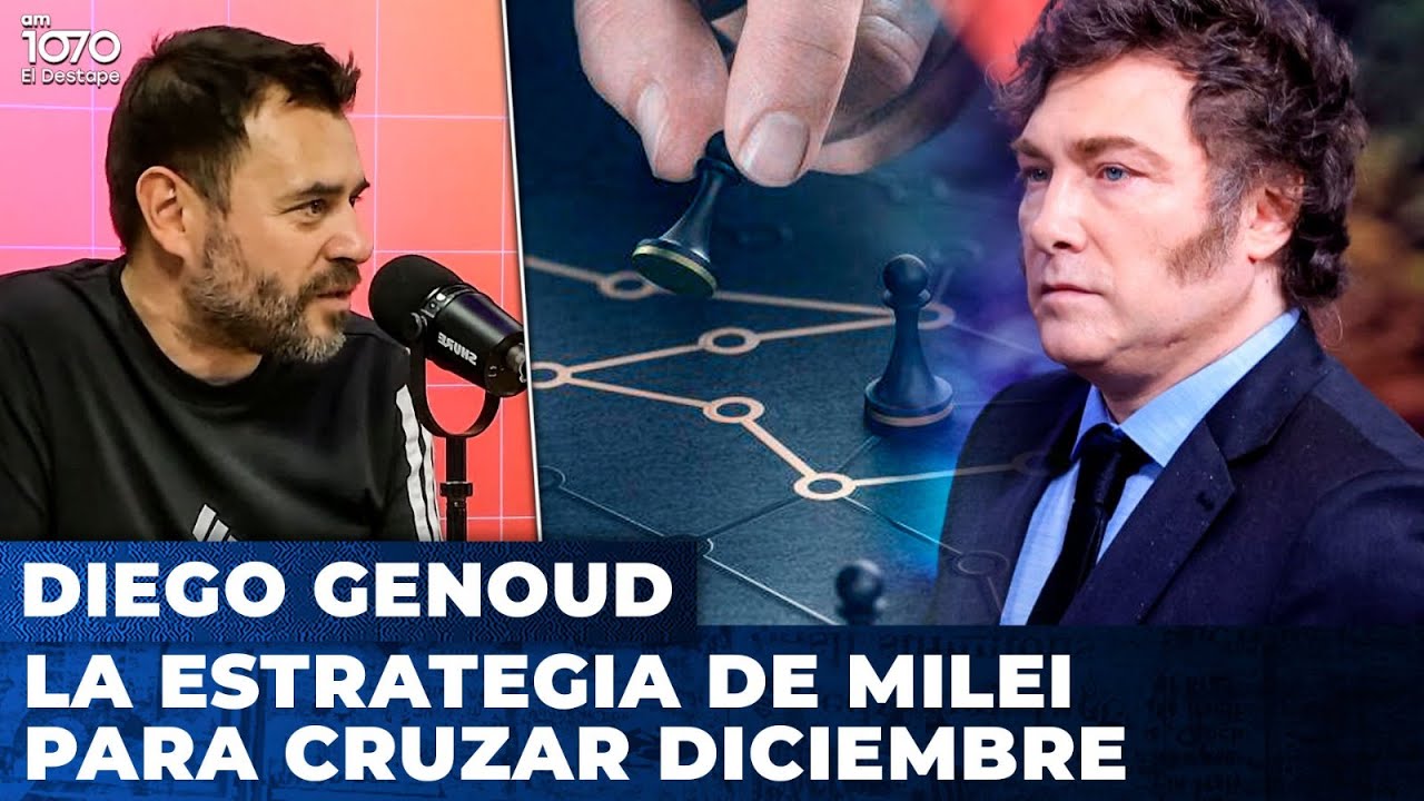 🔥 LA ESTRATEGIA DE MILEI PARA CRUZAR DICIEMBRE | Diego Genoud con Gaby Delelisi