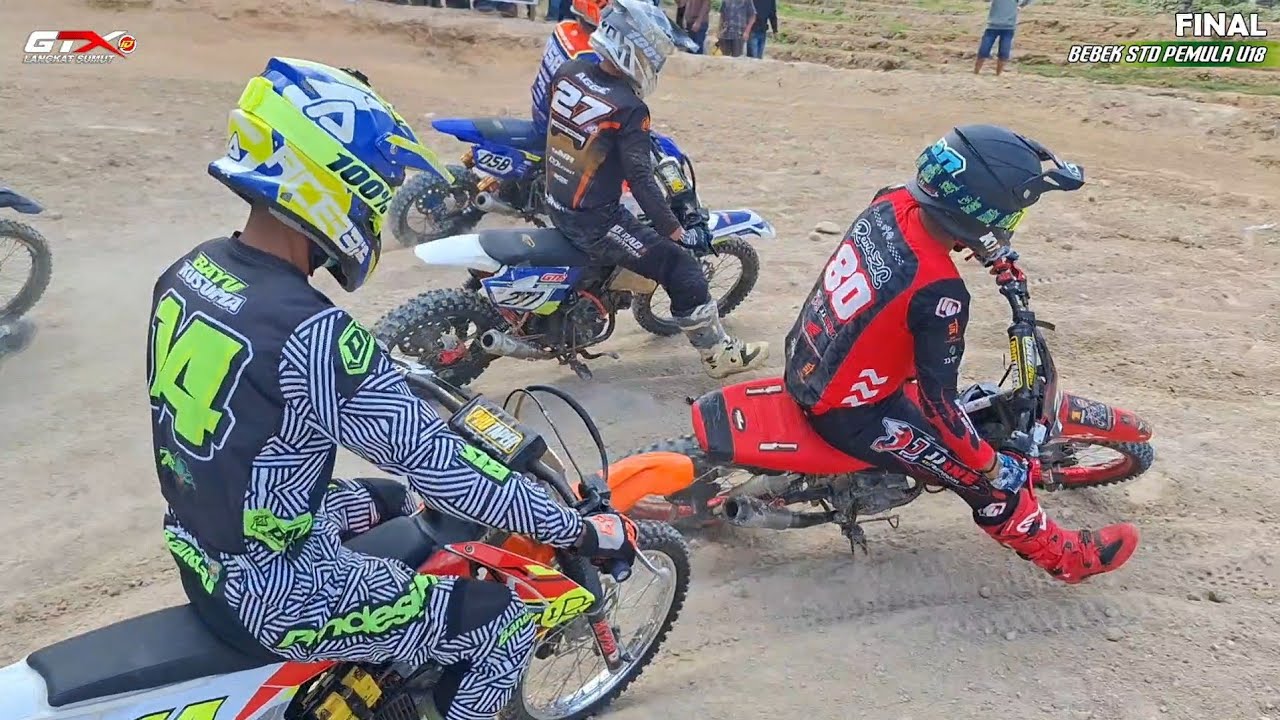 FINAL STD PEMULA U18 - AGGIE 27 TINGGALKAN JAUH LAWANNYA 💥 MX & GTX OPEN 2024 MANDAILING NATAL