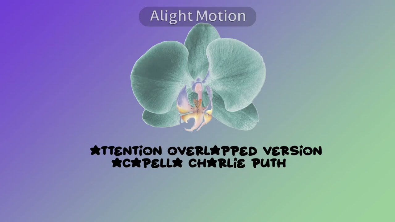 Attention charlie puth acapella (overlapped remix)