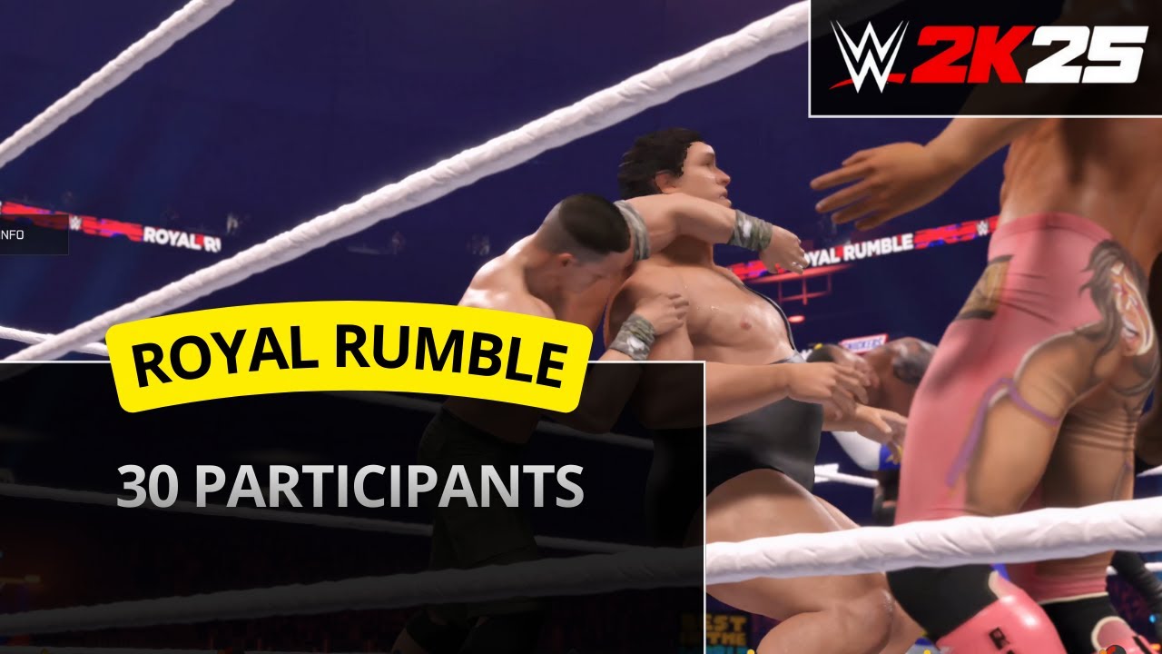 WWE 2K25 – 30-Man Royal Rumble Match (#12)