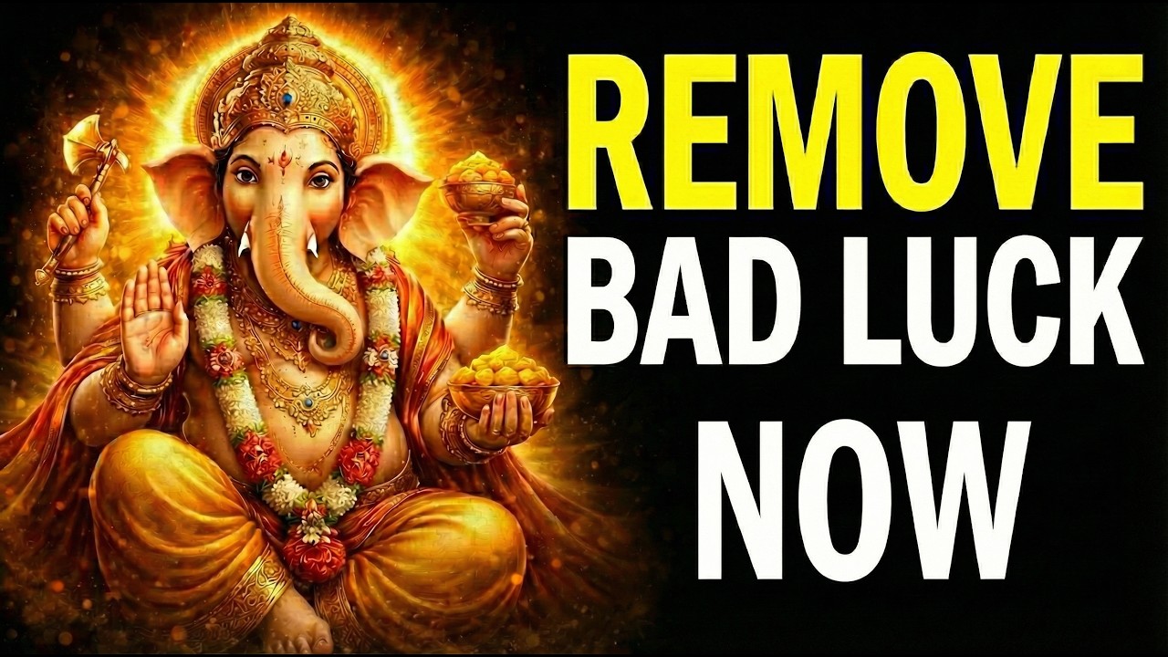 REMOVE Bad Luck and Invite Prosperity  | Ganesh Mantra for Good Fortune