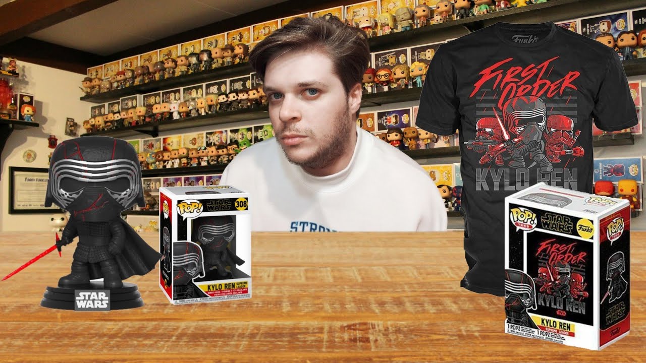 ОТКРЫЛ Funko Star Wars Kylo Ren Tees! Выпала футболка и фигурка за 6000р! Распаковка