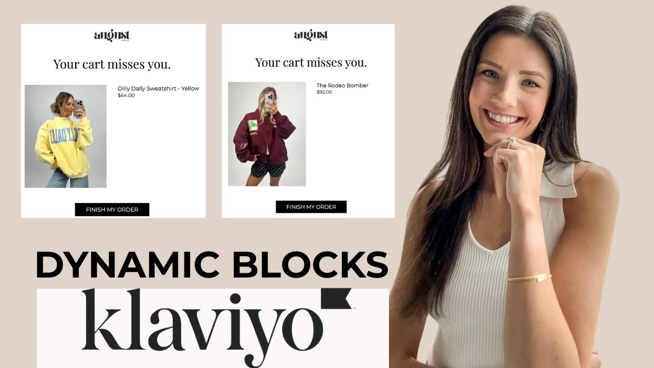 How to Add Dynamic Blocks in Klaviyo for Abandoned Cart & Checkout Email Flows