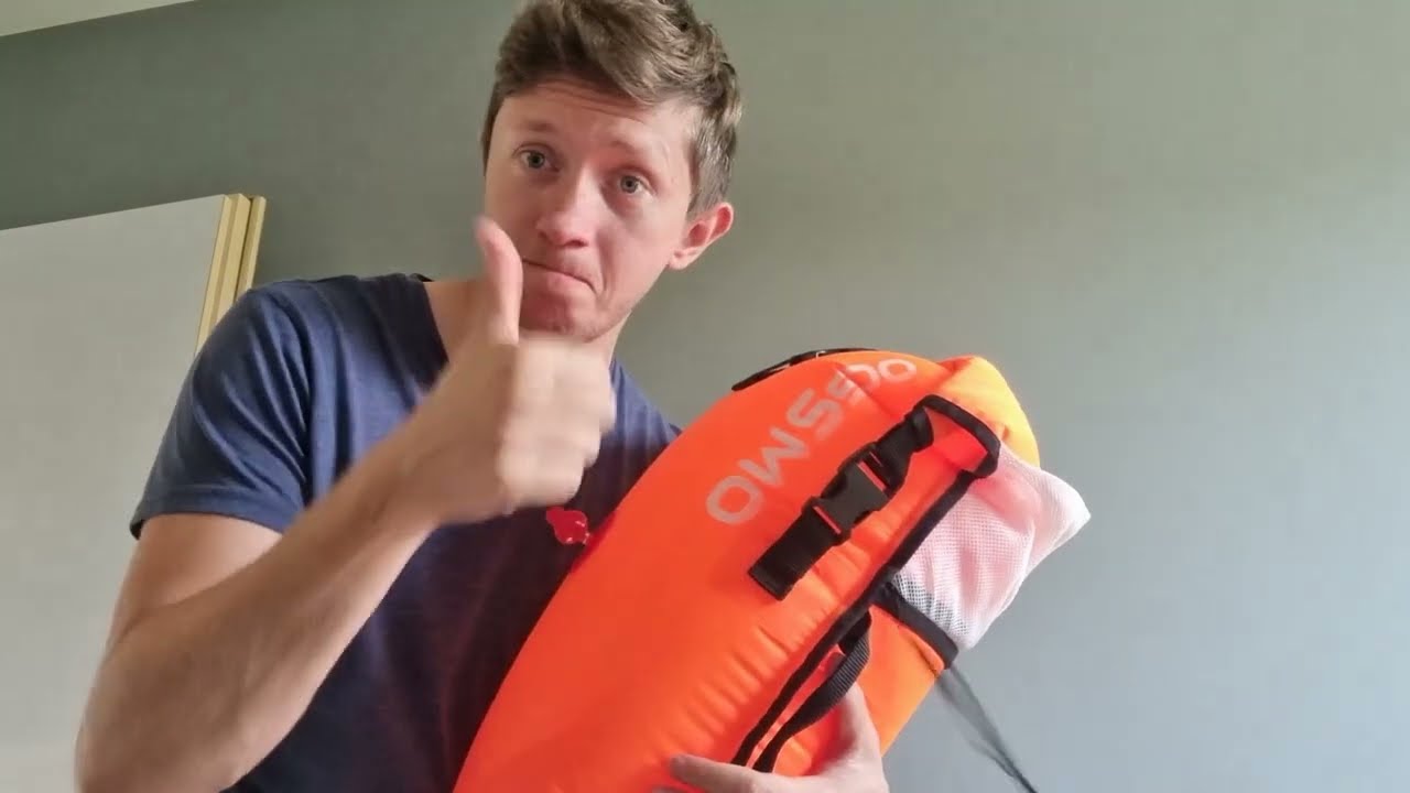 Jak napompować bojkę pływacką Nabaiji OWS 500 z Decathlona