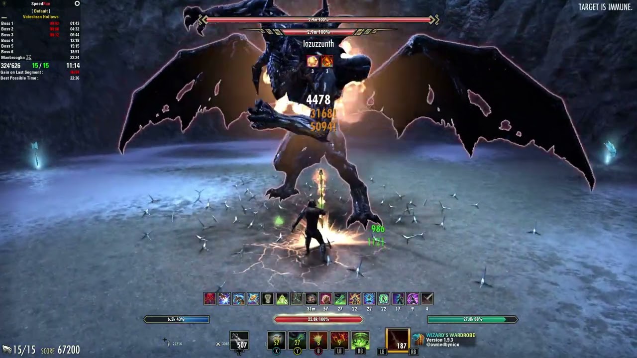 ESO- Week 1 PTS- 311k Stamina Arcanist Vateshran Full Run (w/ resetting bugged passives)