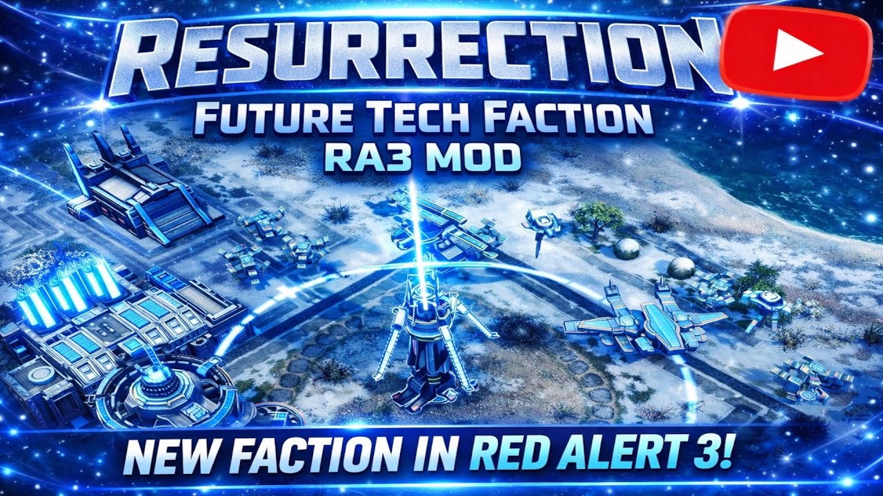 FutureTech в Red Alert 3 - геймплей с модом "Воскрешение"