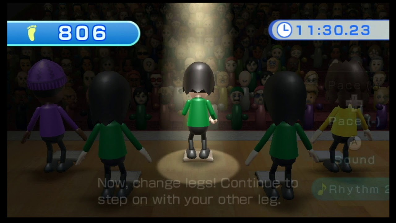 Wii Fit - Aerobics - Free Step (Duration 20 min.)