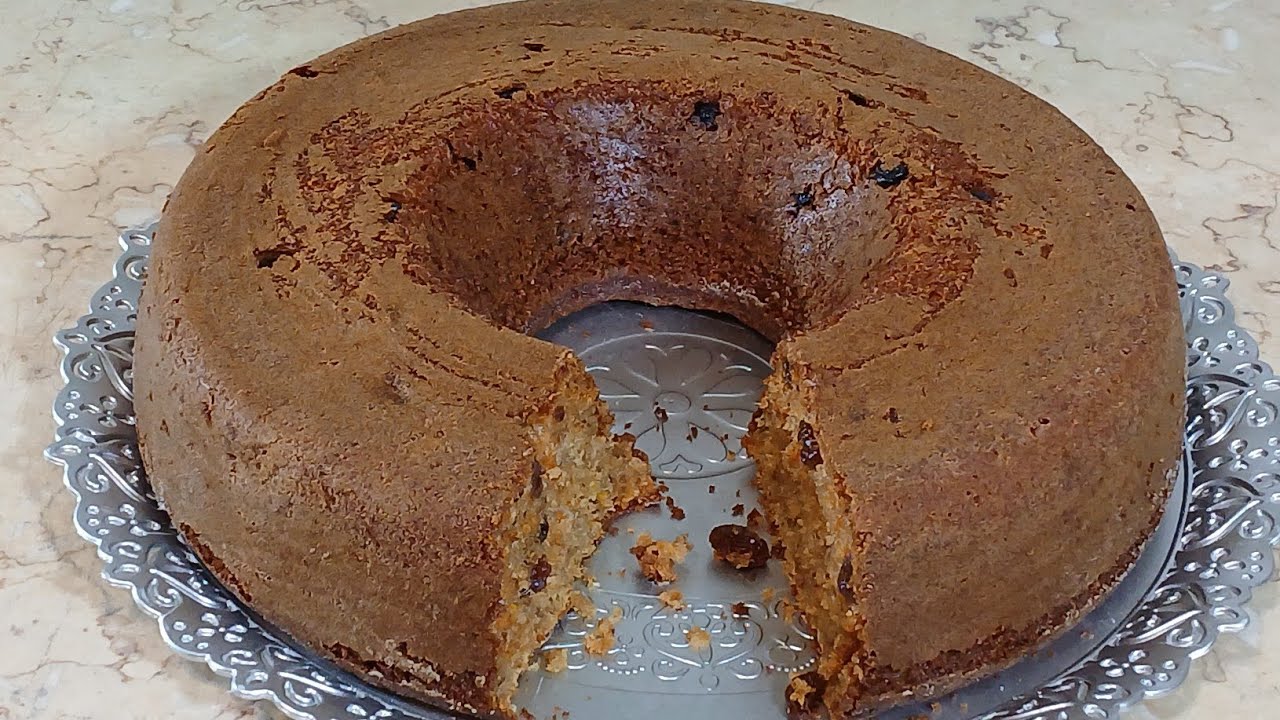 كيك 🎂 🧁  الشتاء المغذية  بالبرتقال  والجزر  والزبيب