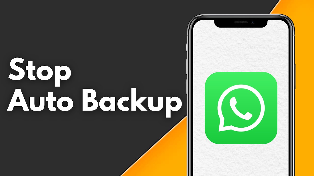 How do I Stop Auto Backup in WhatsApp