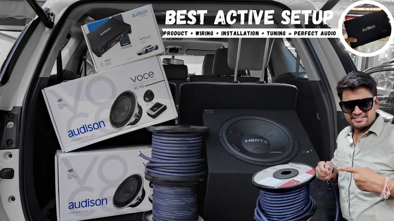 FORTUNER FROM ANDHRA GOT THE BEST ACTIVE SQ SETUP BY AUDISON USING CONNECTION WIRING! #9550010888