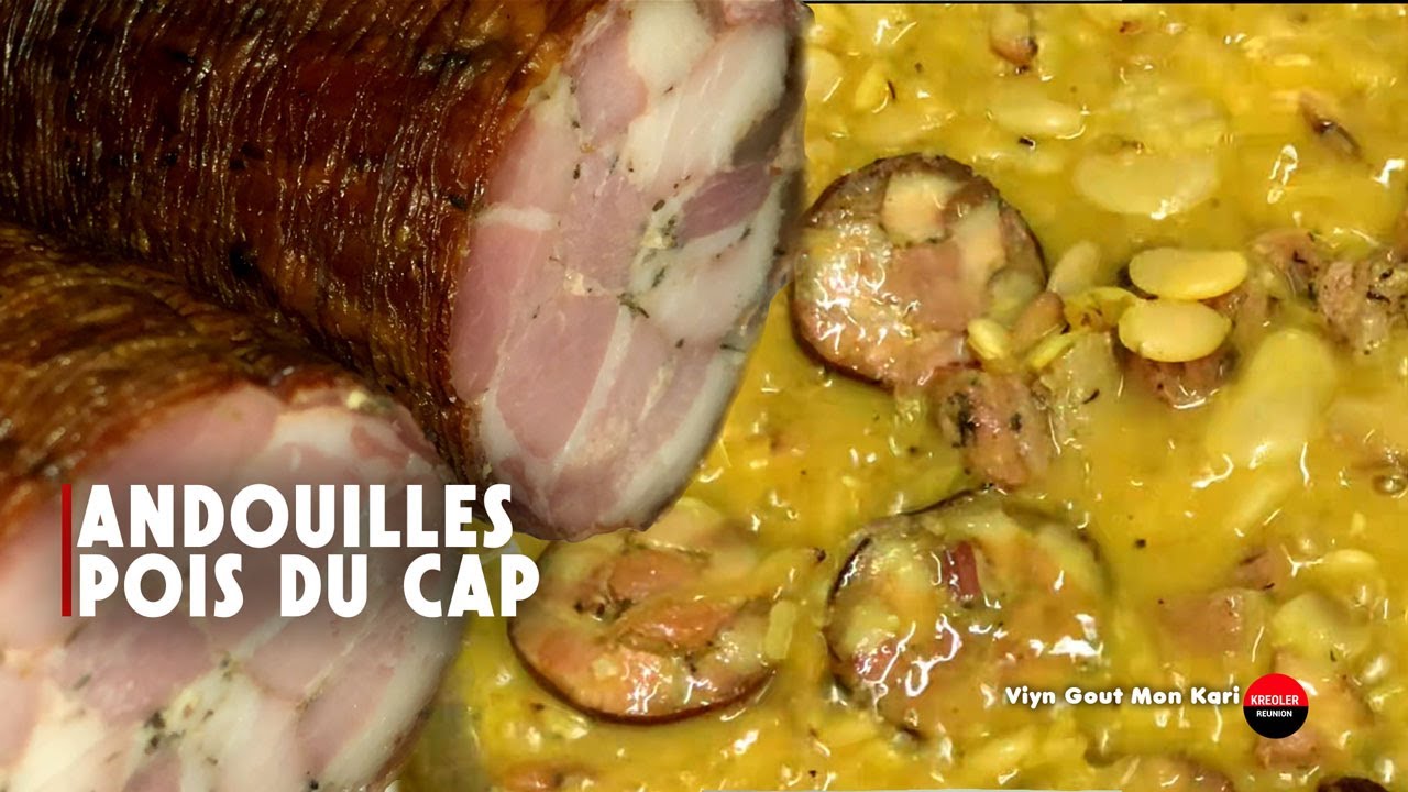 Cari d'andouilles aux gros pois, comme à l'ancienne.