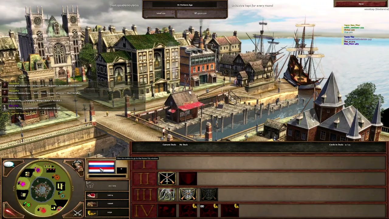Ruyter, Lil Bombard, Fusilier Combo In Arena / Age of Empires 3 The Asian Dynesties