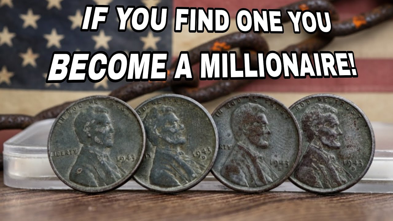 Top 4 Valuable 1943 Steel Pennies Worth MILLIONS?! Rare Lincoln Pennies You Must Check Now!