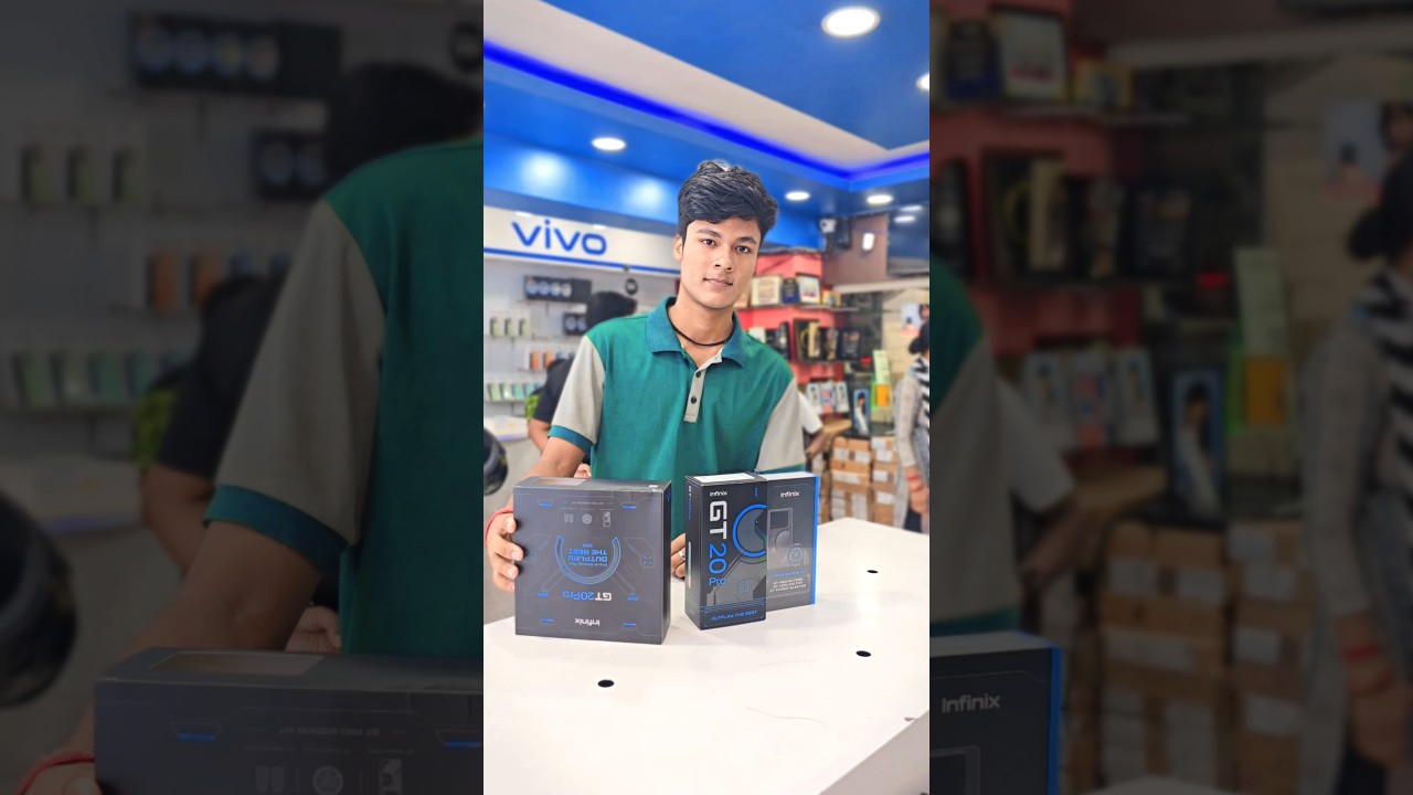 INFINIX GT-20 PRO 🤪 UNBOXING 🔥🎮 TECHNO SHOPEE, BOMIKHAL, BHUBANESWAR 10 GIFTS FREE🎁