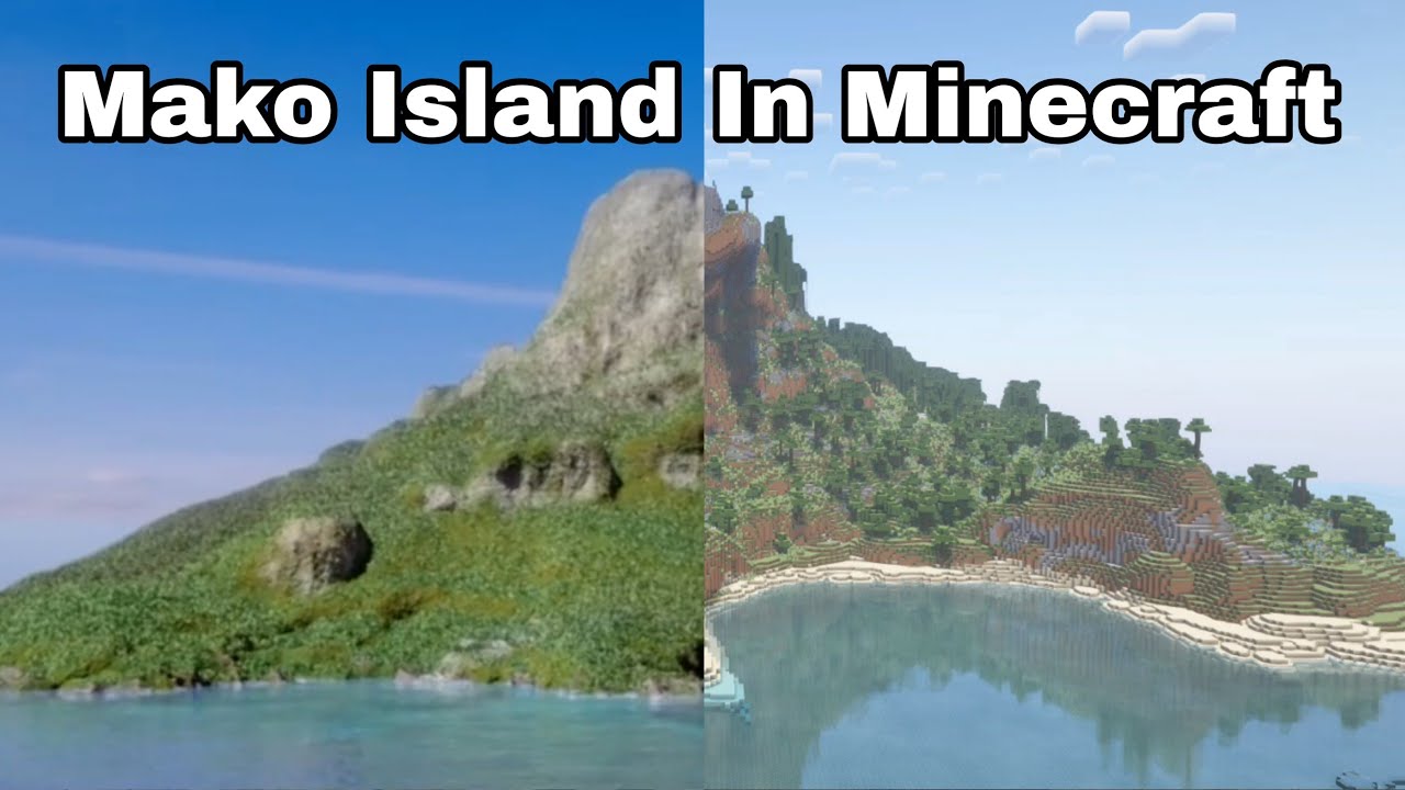 I Made Mako Island in Minecraft ( v.1 )